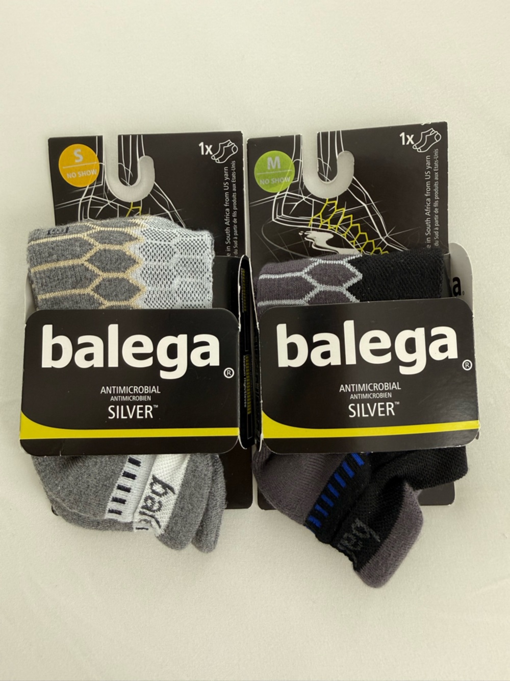 Balega Silver Performance Ankle Socks - 2 pairs